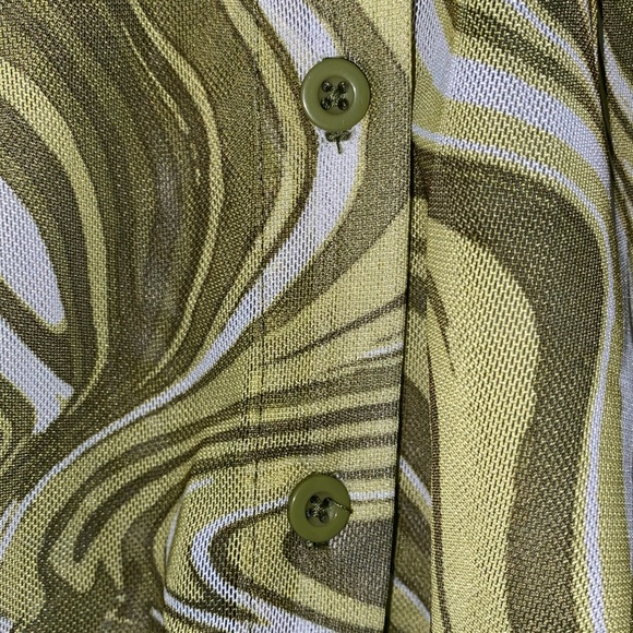 GARAGE - Mesh Button Up Long Sleeve Tee - Picture 7 of 8